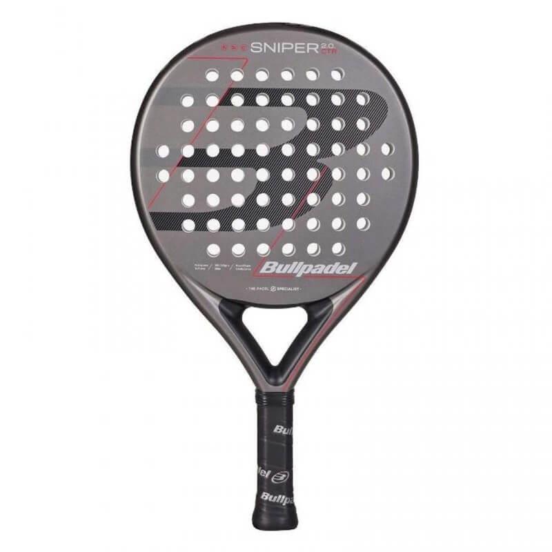 Bullpadel Sniper 2.0 Control Dark Grey